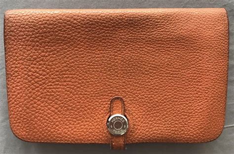 authentic hermes dogon wallet